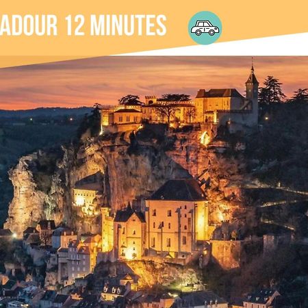 Au Grand Bonheur - Gite Padirac - Rocamadour 미어스 외부 사진